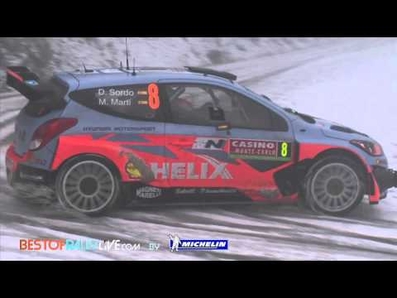Dani Sordo - Marc Martí
82º Rallye Automobile de Monte-Carlo 2014. Hyundai i20 WRC (ALZ WR 31). Abandonó por problemas eléctricos (alternador) en SS5 Rosans - Sainte Marie - La Charce 2 de 17.98 km.
Hyundai Motorsport

Del 15 al 19 de Enero, Gap - Monaco.
Superficie: asfalto - nieve.

El Rallye tenia un total de 1373.36 Km de los que 360.48 divididos en 15 tramos eran especiales, (una de ellas fue cancelada por exceso de nieve SS14 La Bollene Vesubie - Mouline 2 de 23.40 Km, mas conocido como Col de Turini, por exceso de nieve).

Se inscribieron 72 equipos, tomaron la salida 68, finalizaron 40.@
Palabras clave: Hyundai;WRC;Montecarlo;2014;nieve