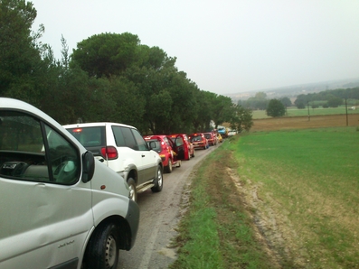 4º Ral.li Vidreres de Terra 2012.
Todos los Peugeot 107 Cup, después de haber neutralizado el tramo (Taulés) a causa de la salida de pista de Josep Brutau - Domenech Castellet con un Peugeot 206, el cual quedò en medio de la trazada
Palabras clave: Peugeot;2012