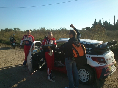 Mikko Hirvonen - Jarmo Lehtinen
48º RallyRACC Catalunya-Costa Daurada 2012. Citröen DS3 WRC. Clasificado 3º.
Antes de entrar en el QS Qualifying Stage.
Palabras clave: Citroen;DS3;WRC;2012