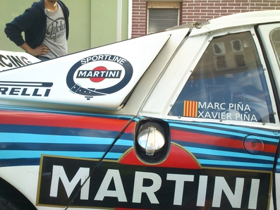 Xavier Piña - Marc Piña
60º Rally Costa Brava 2012. Lancia Rally 037 Ex- Markku Alén.
Control horario Stop llegadas en el tramo de Les Serres de 12,67Km.
Campeonato España de Rallys de Regularidad para Vehà­culos Històricos /Copa de Catalunya de Regularidad Sport
Palabras clave: Lancia;Rally;Costa_Brava;2012