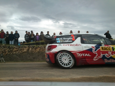 Mikko Hirvonen - Jarmo Lehtinen
48º RallyRACC Catalunya-Costa Daurada 2012. Citröen DS3 WRC. Clasificado 3º.

SS18 La Serra d'Almos de 4,11 Km.
Palabras clave: Citroen;DS3;WRC;2012