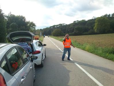 60º Rally Costa Brava 2012. 
Ramon Rosso, último remer en el tramo de Les Serres.
Palabras clave: Costa_Brava;2012